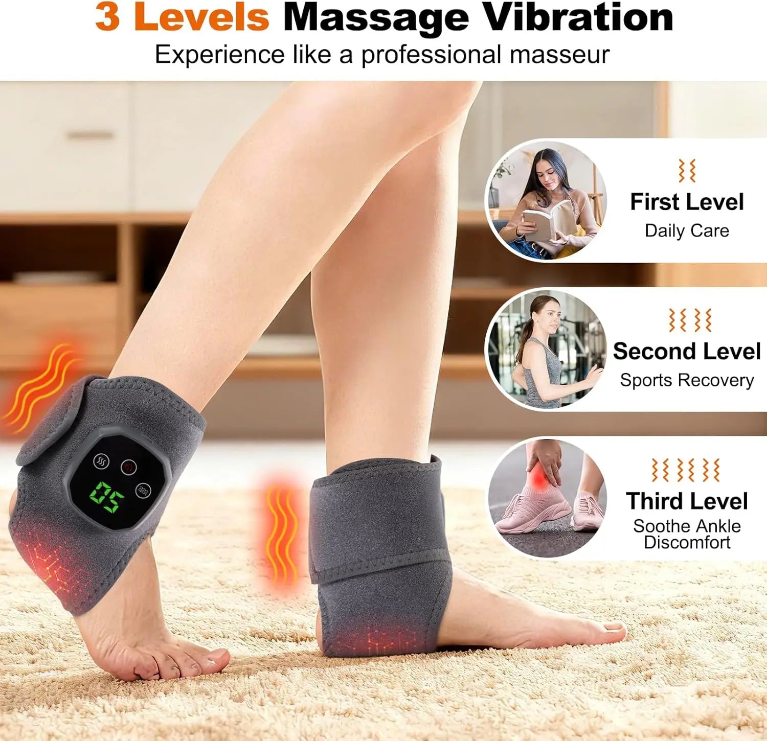 Heated Therapy Foot Massager