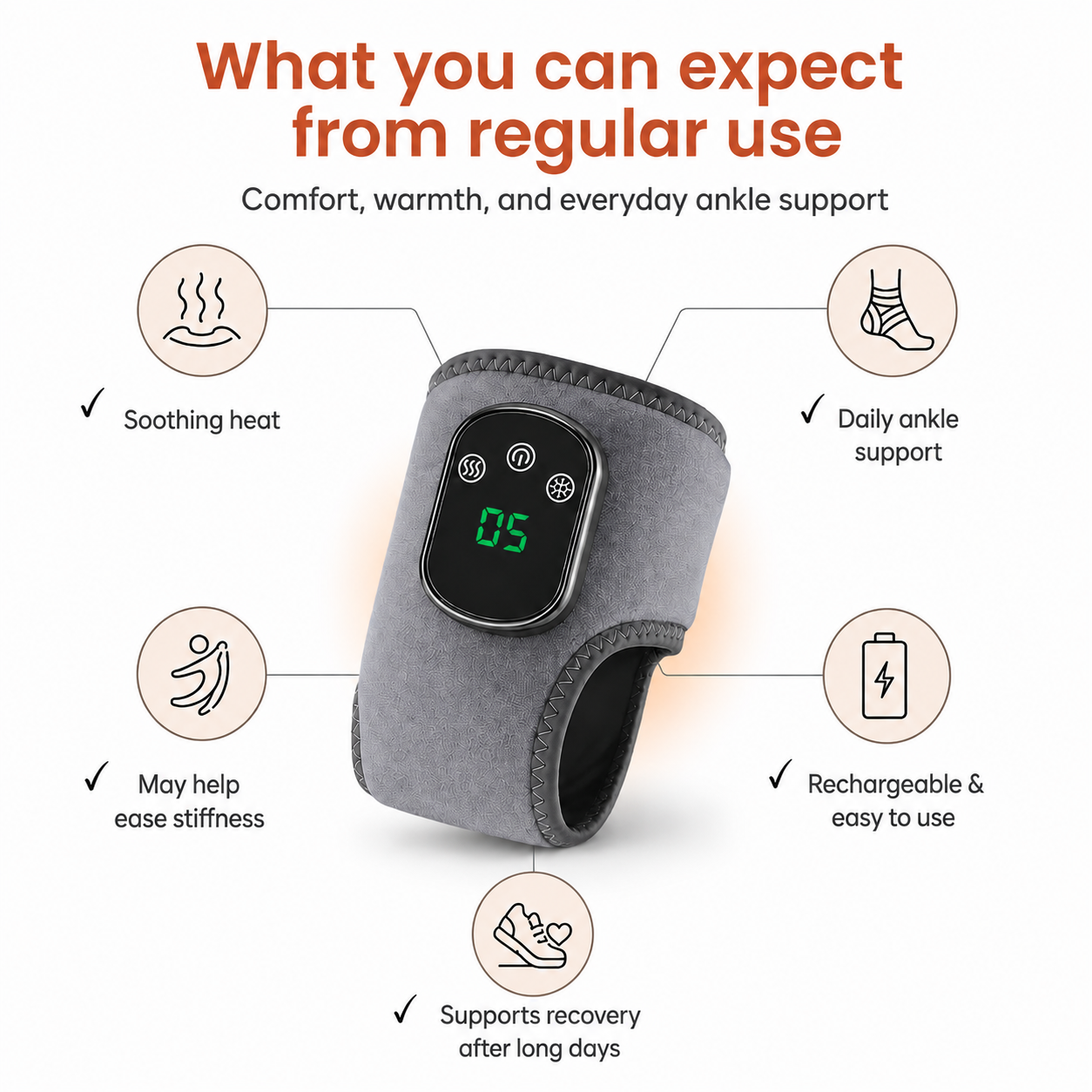 Heated Therapy Foot Massager